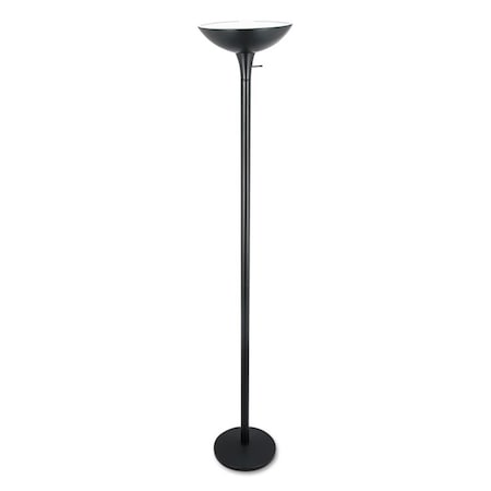 Alera Technologies ALE Torchier Floor Lamp, 2 Prong - Black LMPF52B